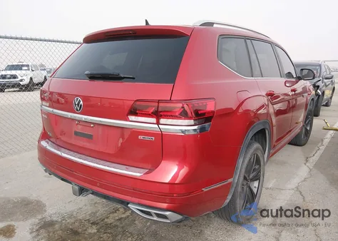 2022 Volkswagen Atlas 3.6L V6 Sel R-Line z USA, uszkodzony, nr VIN 1V2AR2CA0NC522691